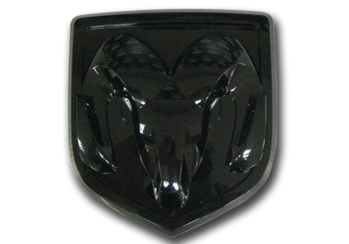 Mopar OEM Black "Ram Head" Grille Emblem 13-18 Dodge Ram